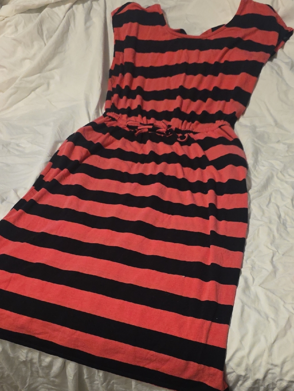 Torrid Cross Back Striped Dress